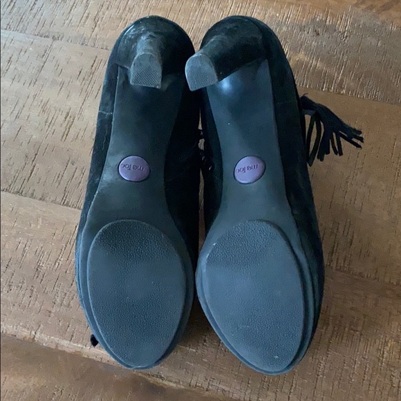 Me Too Black Suede Booties - Picture 3 of 3